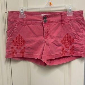 Pink shorts